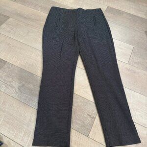 Chicos Womens Black & White Geometric Slim Ankle Pants Size 1 US 8